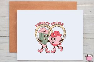 Retro Western Valentine Designs