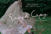 Rough Copy Handwritten Script, a Script Font by Mneme (Thumbnail 5 of 9)