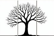 Multi-Panel Tree Silhouette Laser, an Illustration by balal (Thumbnail 4 of 9)
