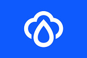 Cloud Sky Waterdrop Droplet Logo, a Branding & Logo Template by Buqancreative (Thumbnail 2 of 4)