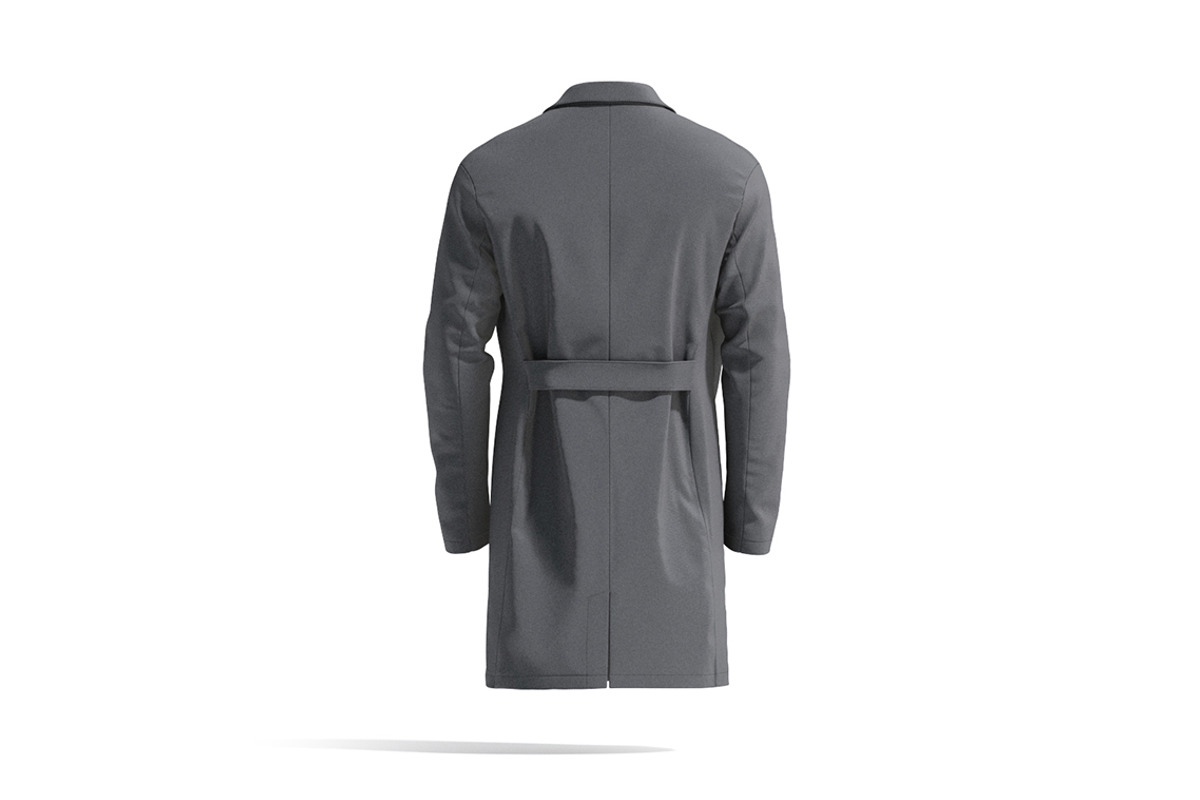 Black Doctors Lab Coat 3D Model, an Object 3D Model by rebrandy (Photo 3 of 9)