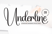 Underline | Script Font