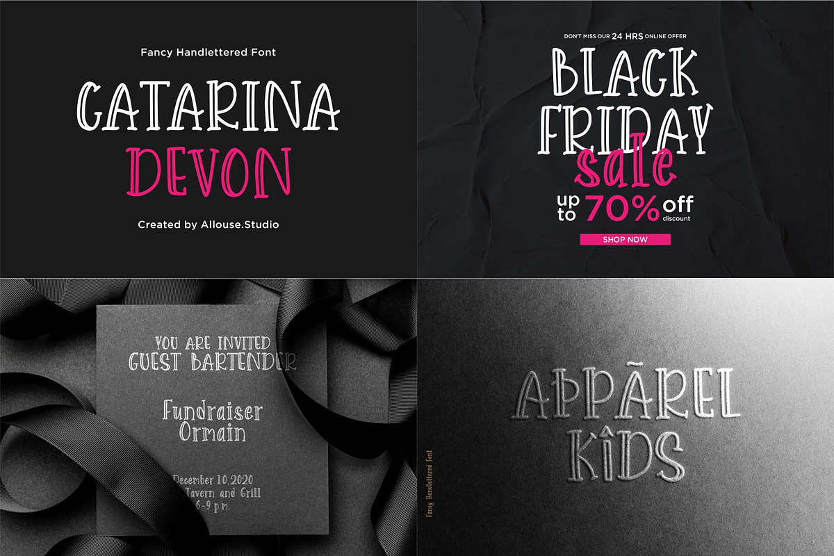 All In One | 50 Fonts Collection, a Script Font by Allouse Studio (Photo 23 of 30)
