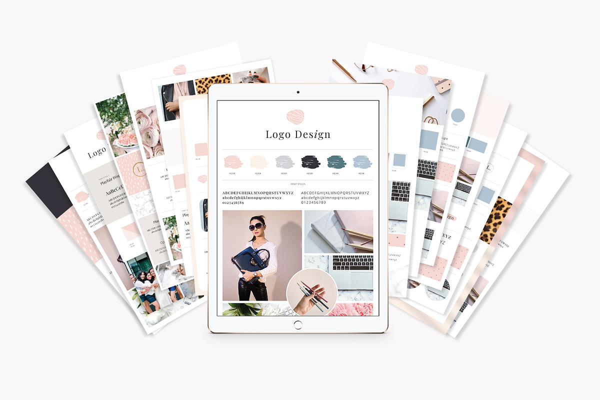Brand Board Template Bundle Canva, a Branding & Logo Template by Sugar Studios (Photo 2 of 3)
