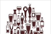 Pub Foods&Drinks | Doodle Vector, a Pattern Graphic by Red Spruce's Vector Shop (Thumbnail 5 of 11)