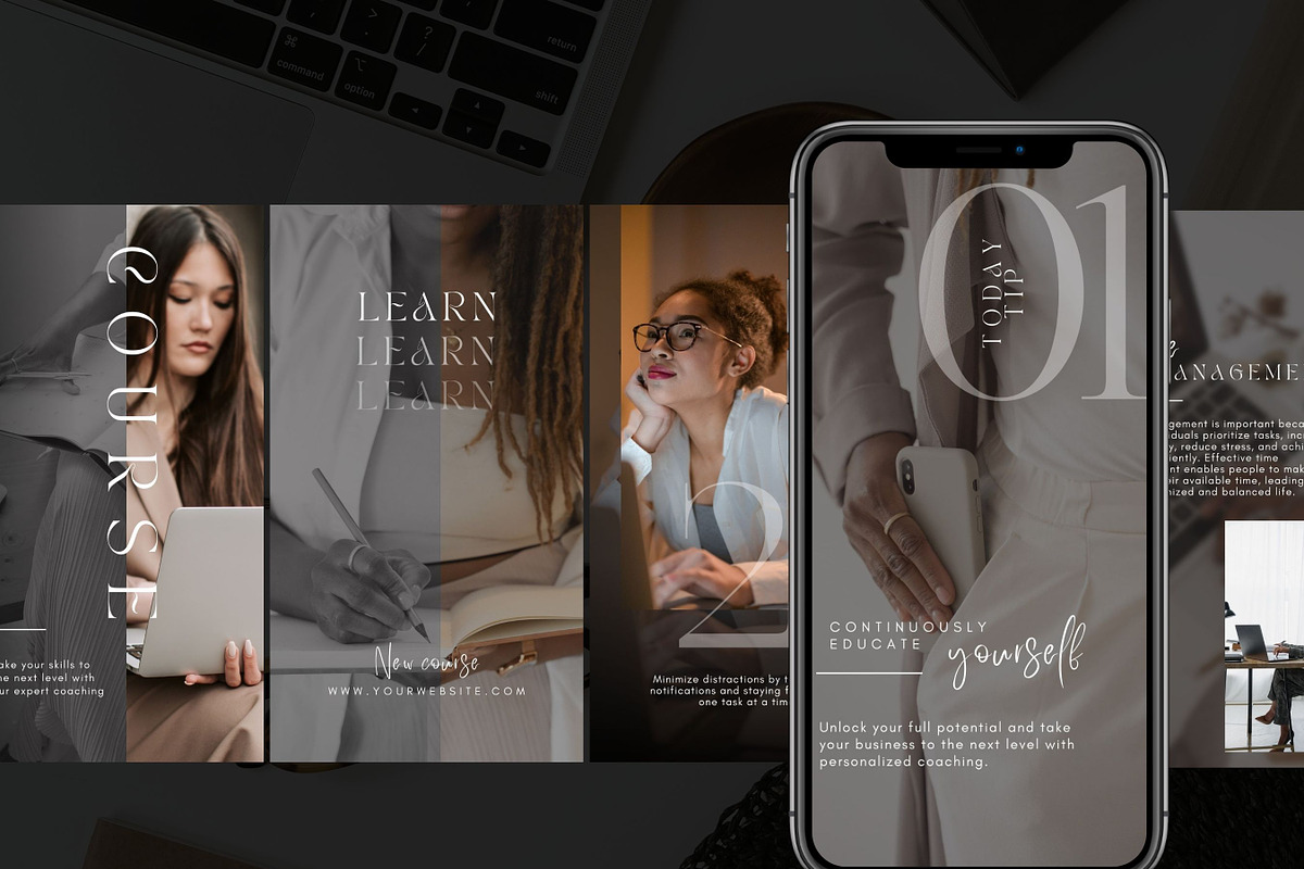 Coaches Instagram Stories Templates, a Social Media Template by design4social (Photo 4 of 9)