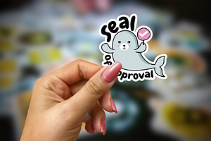 Sticker Mockup Canva And Photoshop