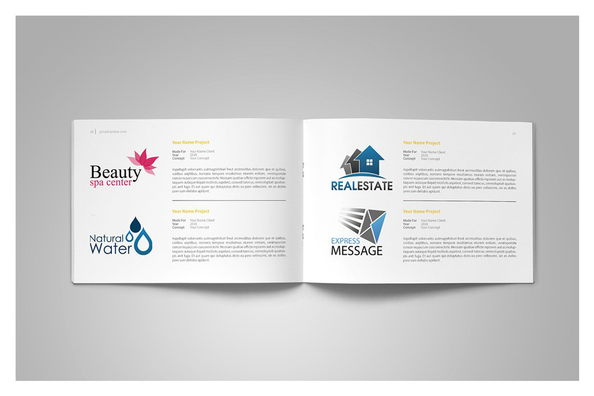 Graphic Design Portfolio Template, a Brochure Template by adekfotografia (Photo 13 of 24)
