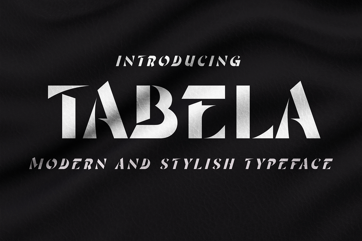TABELA Font, a Sans Serif Font by 177Studio (Photo 1 of 5)