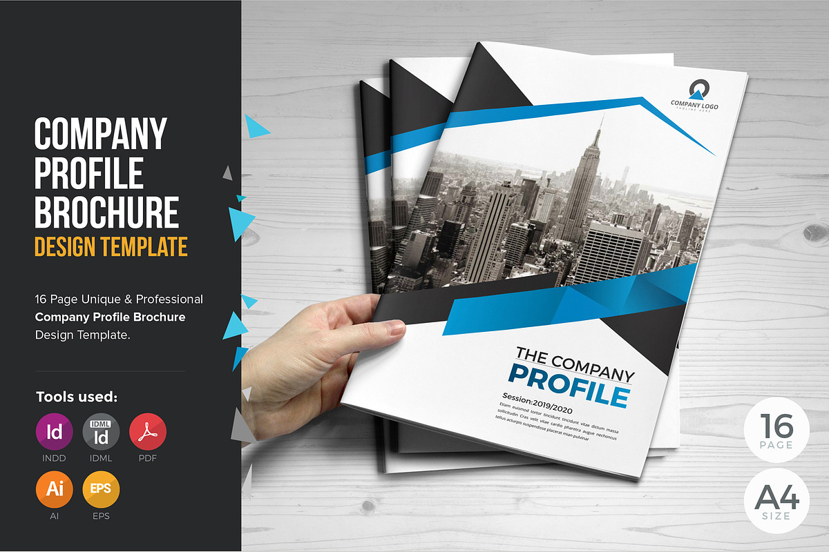 Company Profile Template V6, a Brochure Template by JanySultana (Photo 1 of 14)