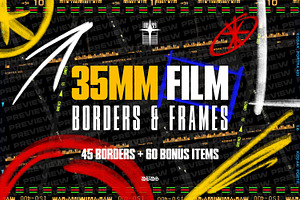 Film Borders & Frames Mega Bundle