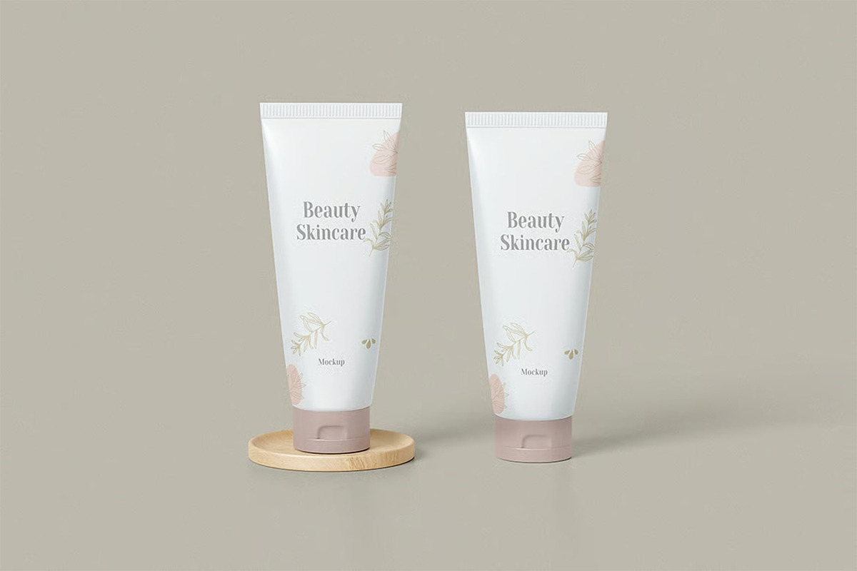 Cosmetic Tube Mockup, a Packaging Mockup by zpackcreative (Photo 5 of 5)