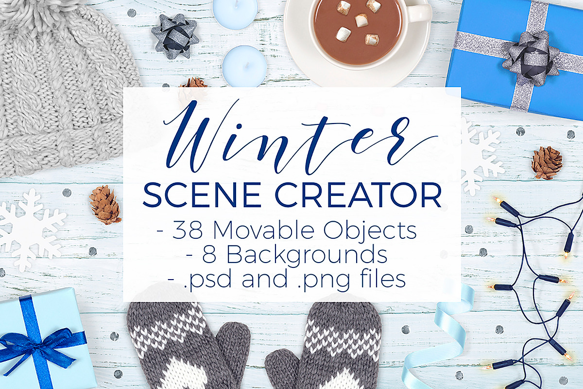 Seasons Scene Creator Bundle, a Product Mockup by Pixomize (Photo 5 of 6)