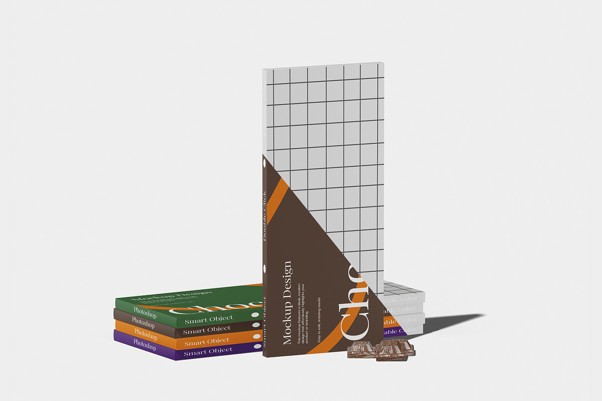 Chocolate Packaging Mockup, a Household Mockup by Unerispace (Photo 3 of 3)