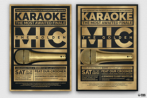 Karaoke Flyer Template V5