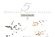 Watercolor Leaves & Washes, an Illustration by Feather Grace Designs (Thumbnail 10 of 11)