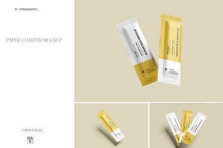 Sugar Bag Mockup, a Packaging Mockup by Simpanggraphic