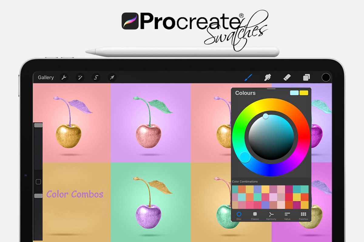 Color Swatches for Procreate, a Palette Add-On by FaeryDesign (Photo 2 of 3)