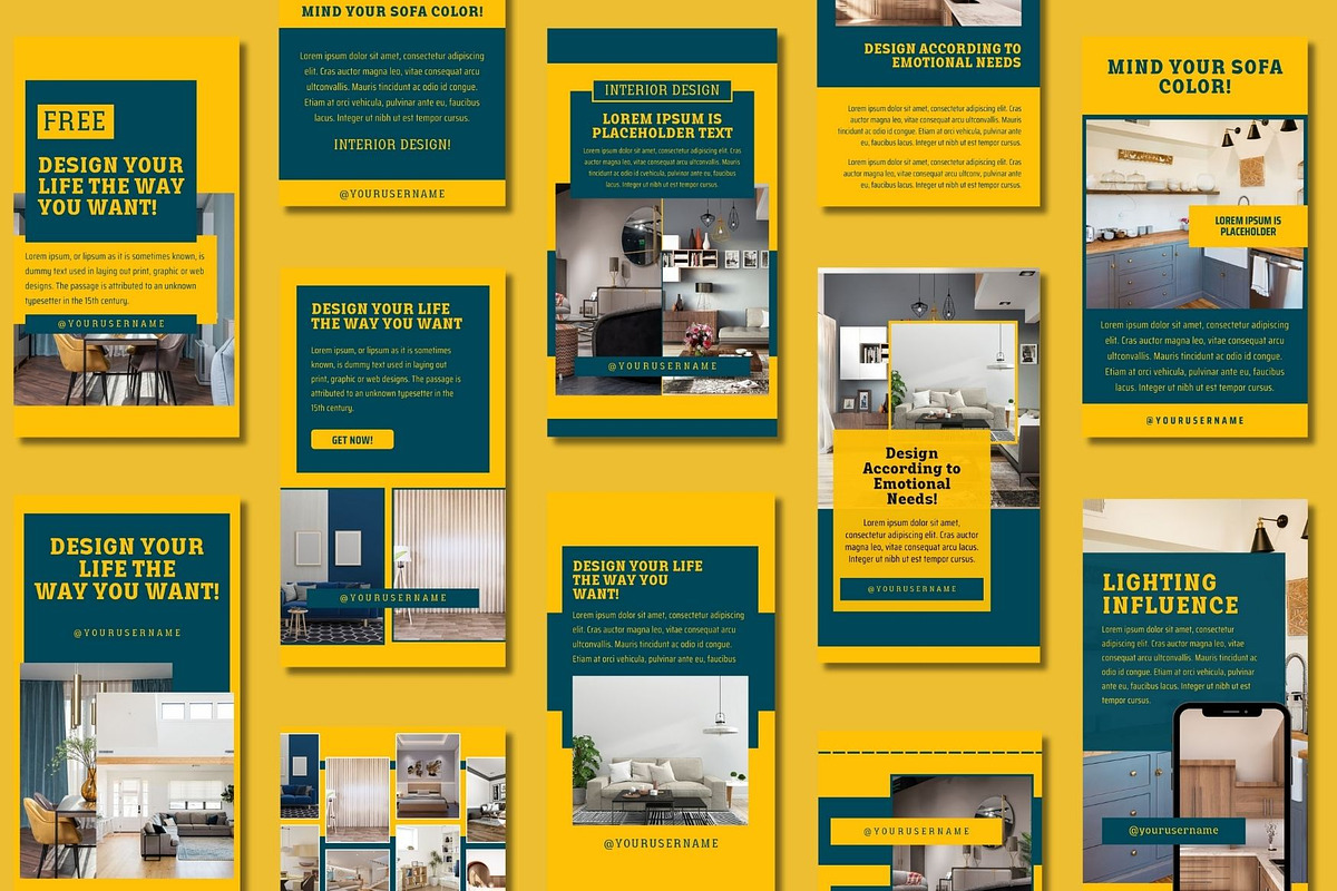 Interior Design Story Canva Template, a Templates & Theme by BoontenStudio (Photo 5 of 8)