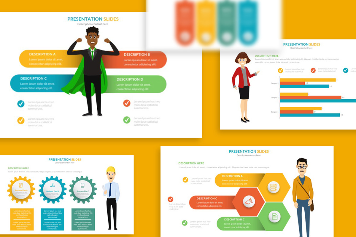 Big Infographics Powerpoint, a Presentation Template by Graphicgo (Photo 5 of 16)