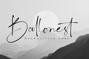 Ballonest Handwritten Font