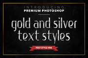 Gold & Silver #1 - 20 Text Styles, a Layer Style Add-On by Jonas Stensgaard (Thumbnail 7 of 23)