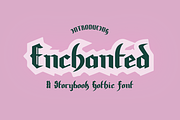 ENCHANTED Storybook Blackletter Font, a Blackletter Font by Blush Font Co. (Thumbnail 1 of 2)