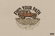 Find Your Path Off Road Truck, an Object Graphic by SharpMarketplace (Thumbnail 1 of 4)