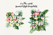 Summer Design Set-Tropical, an Animal Illustration by Graphic Box (Thumbnail 6 of 9)