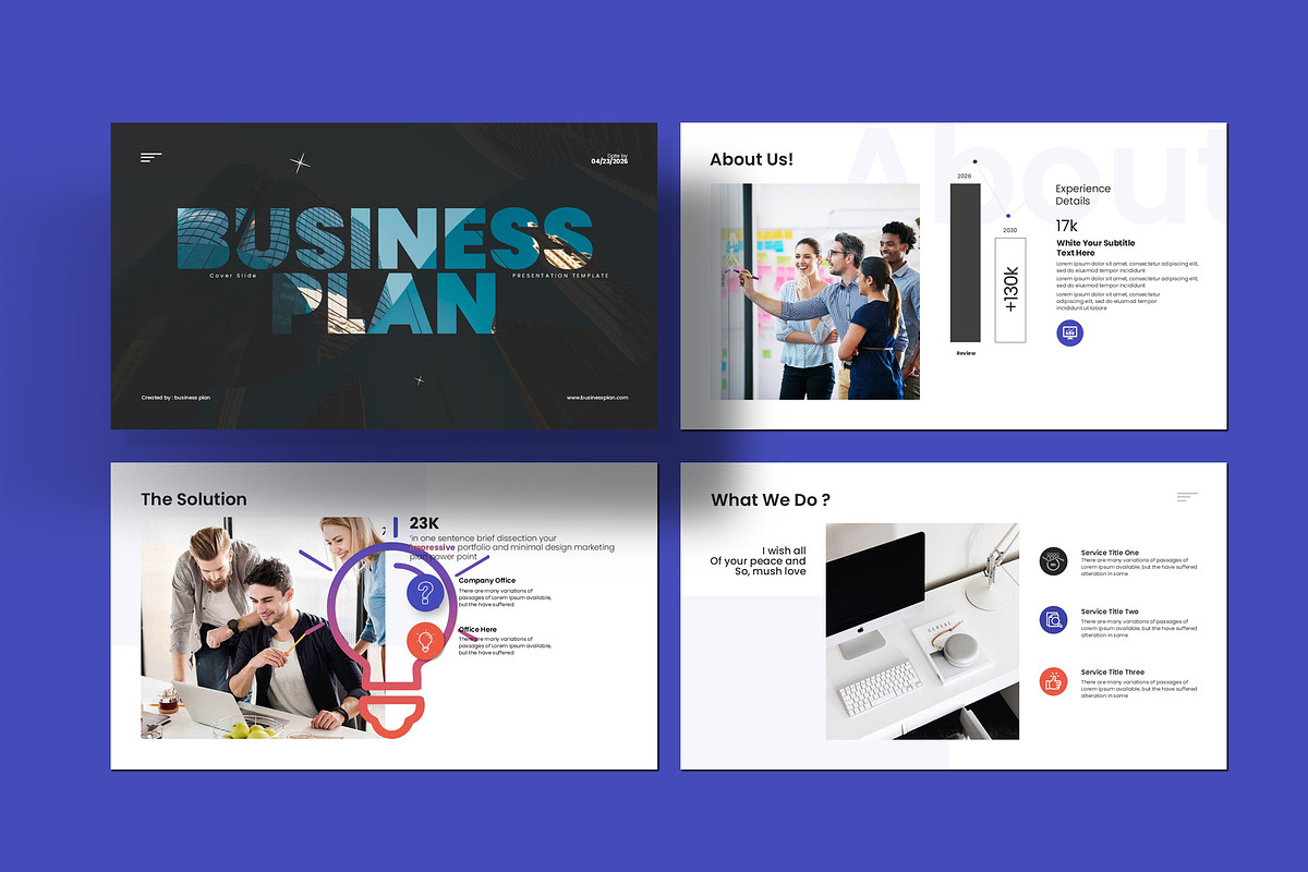 Business Plan PowerPoint Template, a Presentation Template by Creative-Work (Photo 2 of 5)
