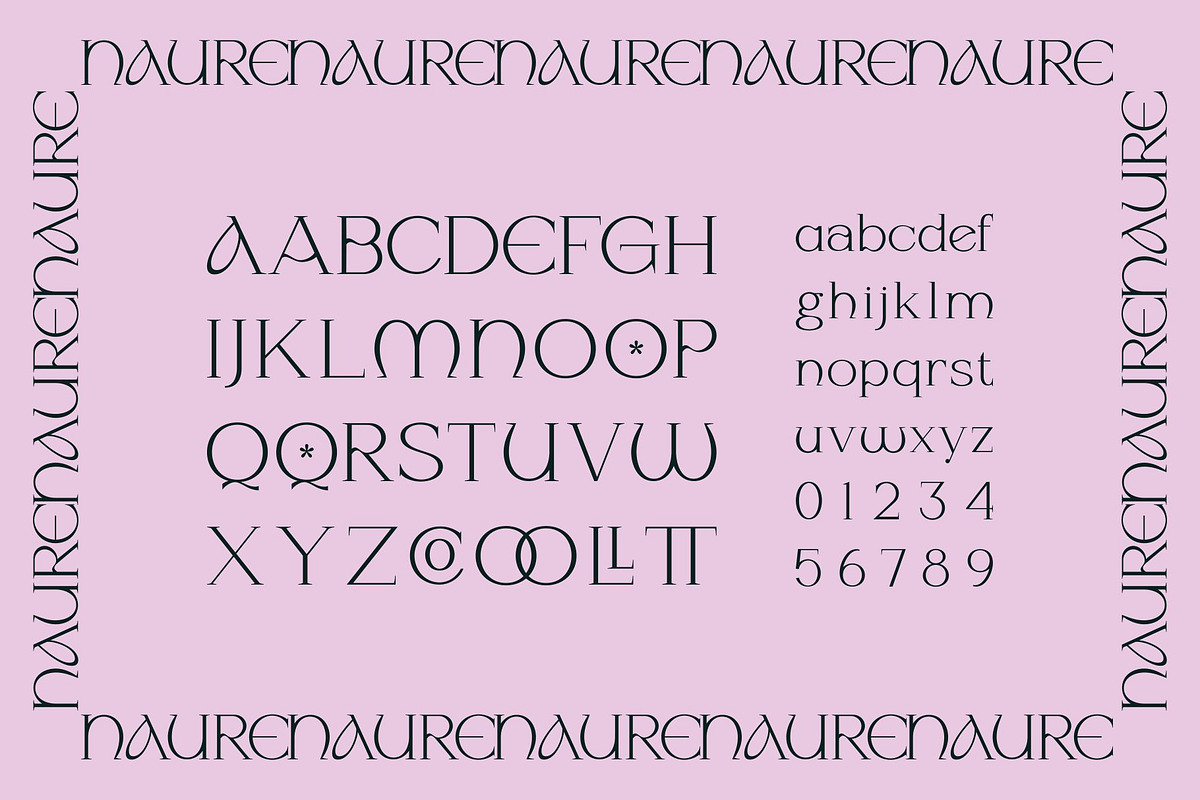 Naure - Serif Display, a Serif Font by takoliko (Photo 9 of 11)