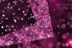 Purple Bokeh And Glitter Textures