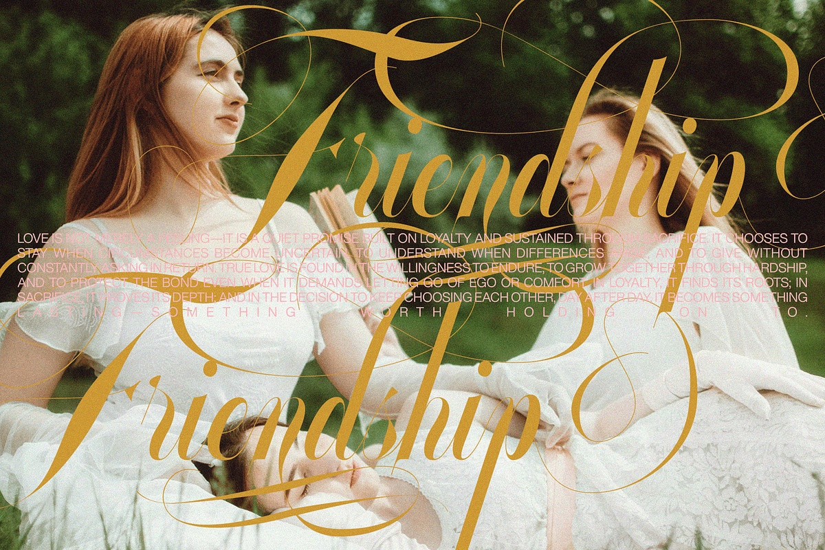 GLOWING ROMANCE — Luxury Calligraphy, a Script Font by Enxyclo Studio (Photo 12 of 22)