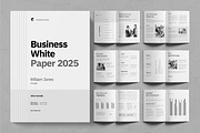 White Paper Layout, a Brochure Template by ContestDesign (Thumbnail 1 of 3)