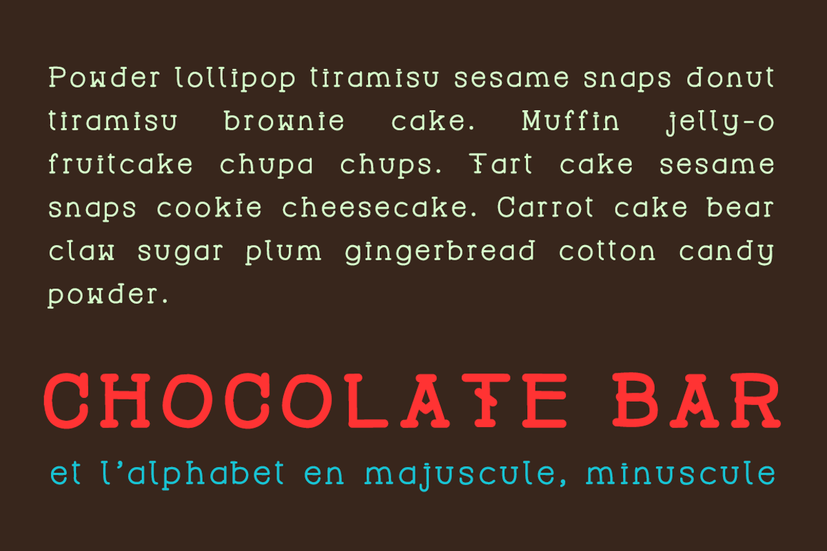 Hackney Night - Font preview 3