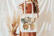 Elephant Mother's Day Elephant Clipa, an Illustration by Designworld (Thumbnail 7 of 7)