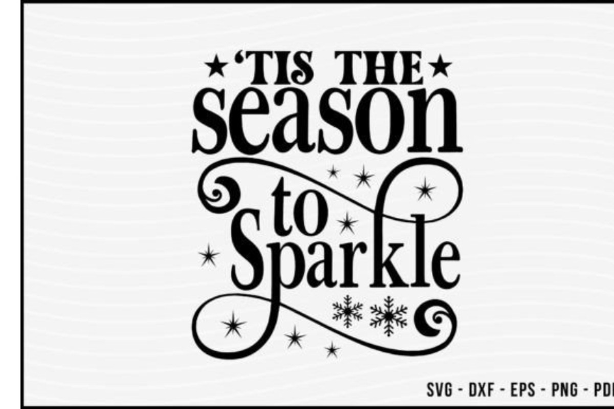 Christmas Black SVG Bundle, an Object Graphic by BeeCraftR (Photo 5 of 10)
