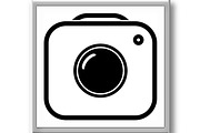 Camera icon. Black graphic symbol, an Object Graphic by RODINA (Thumbnail 3 of 3)