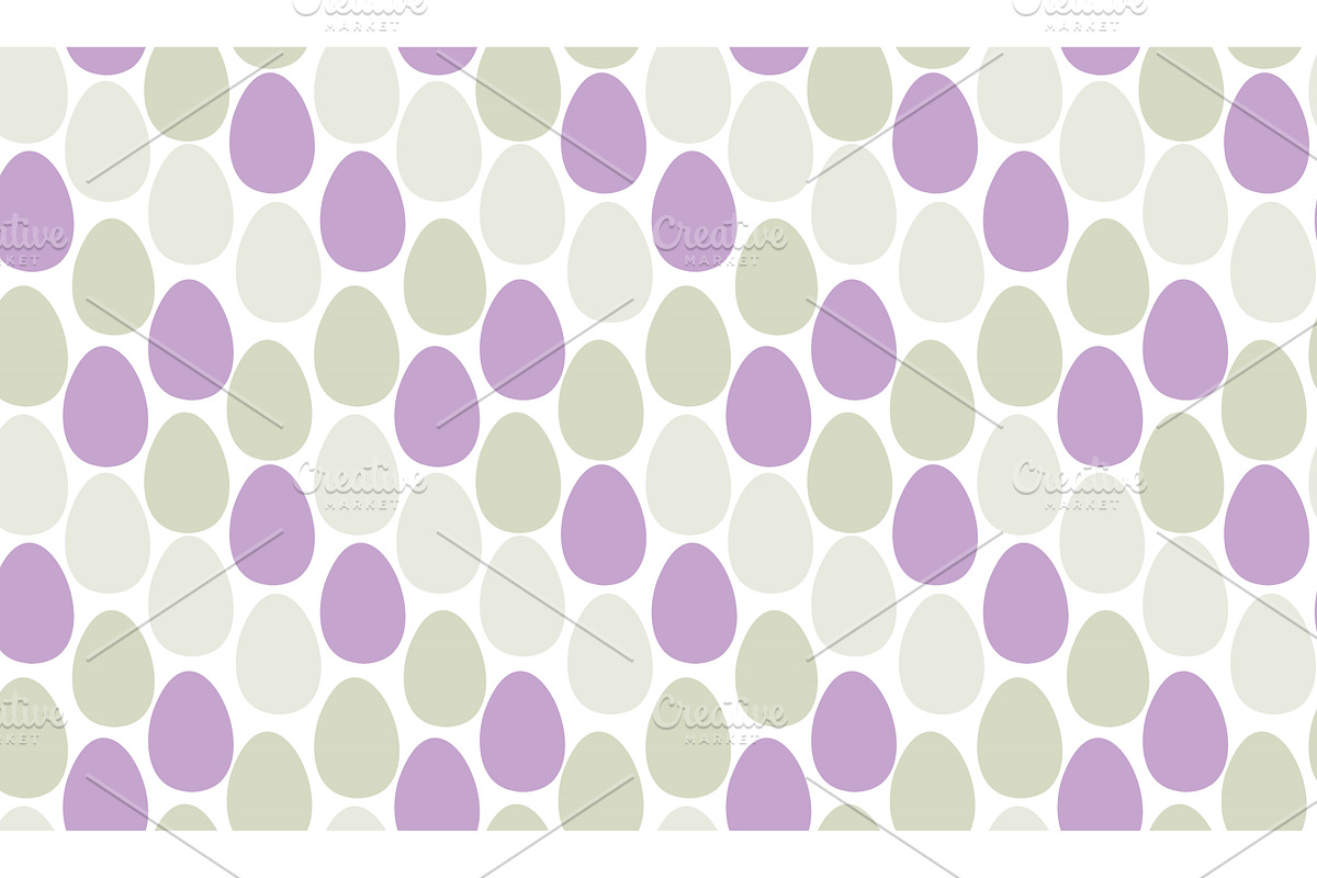 Seamless Easter egg background. hand, an Illustration by Nenahliadava Design