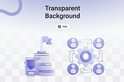 Modern Business Startup 3D Icon Pack, a 3D by graficonstuff (Thumbnail 3 of 4)