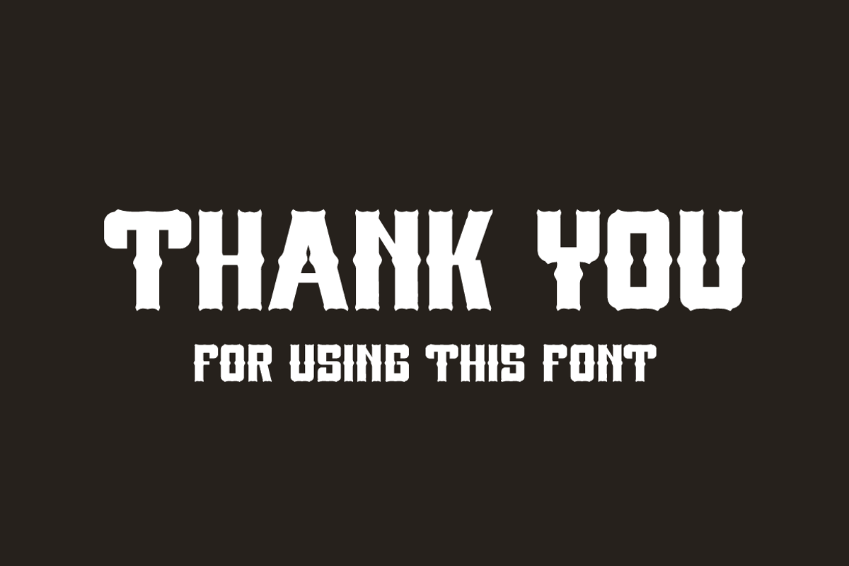 Royal Coboys - Western Font, a Serif Font by QR Design Studio (Photo 6 of 6)