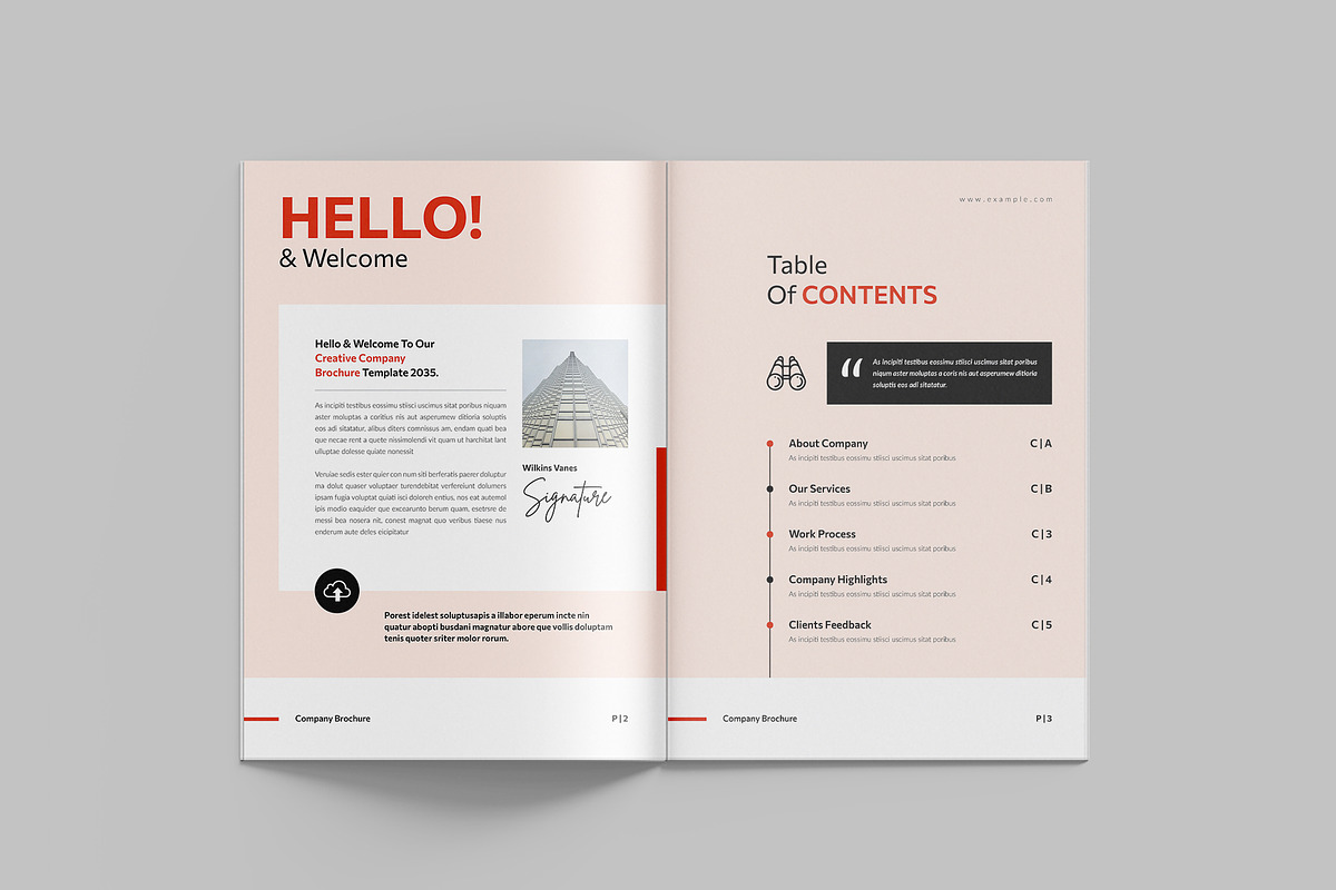 Company Profile Brochure Template, a Brochure Template by StyleArt (Photo 4 of 10)