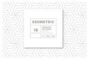 18 Geometric Seamless Patterns vol.3, a Pattern Graphic by Curly_Pat (Thumbnail 1 of 8)