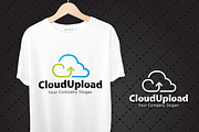 Cloud Upload Logo, a Branding & Logo Template by Creative Dezing (Thumbnail 2 of 5)