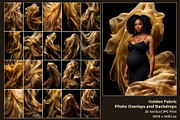 Golden Fabric Overlays, a Texture Graphic by HappyNews (Thumbnail 3 of 8)