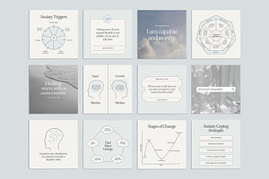 Therapist Social Kit - Canva