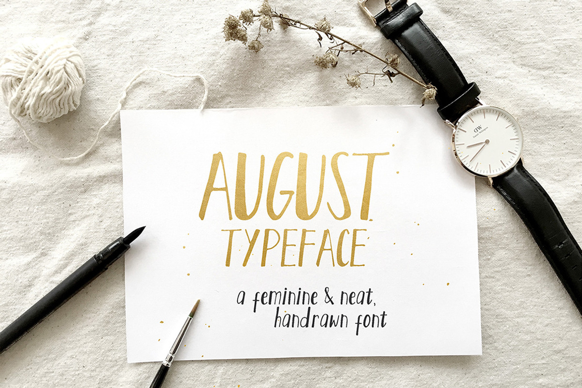 August Script