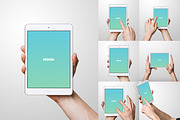 iPad Mini Studio Mockups, an iPad Mockup by Mockura (Thumbnail 1 of 9)