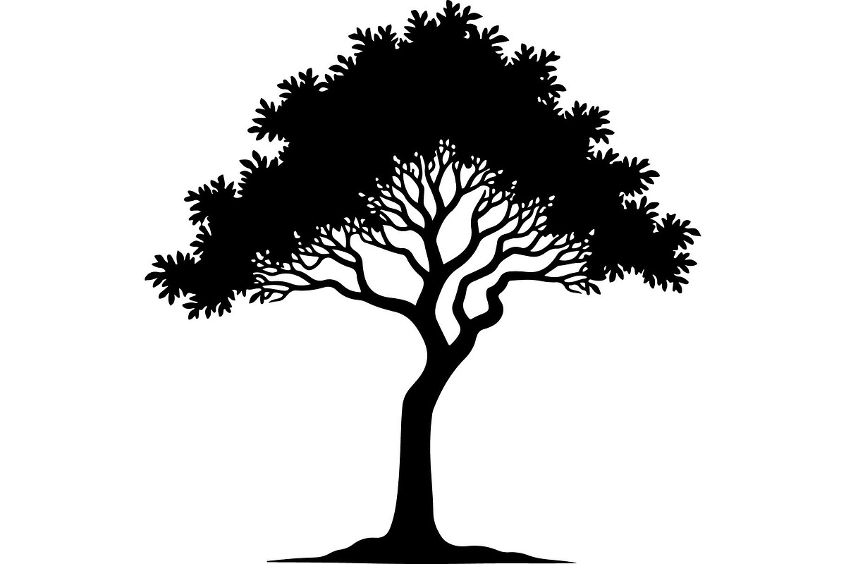 Black Tree Vector Clipart Pack, an Object Graphic by Designer_Momina (Photo 4 of 10)