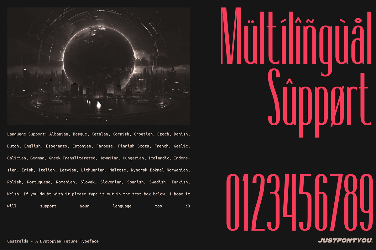 Gestralda - A Dystopian Future Fonts, a Sans Serif Font by Ian Irwanwismoyo (Photo 10 of 10)